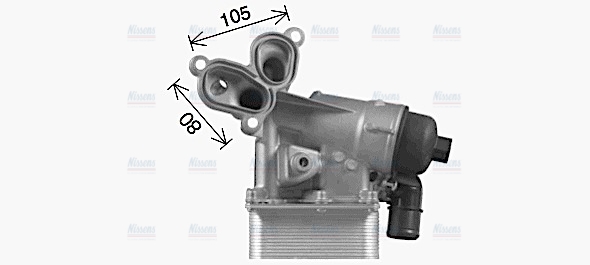 AVA Oil Cooler & Filter Housing RT3631H