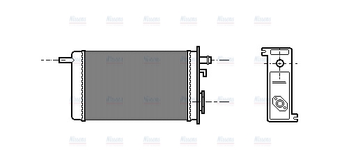 AVA Cabin Heater Core RT6096