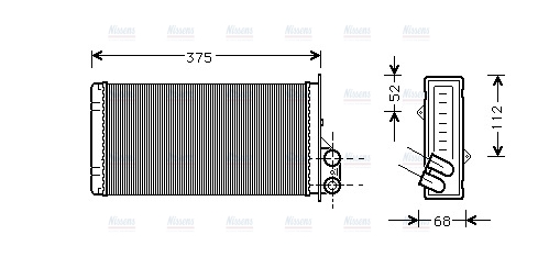 AVA Cabin Heater Core RT6226