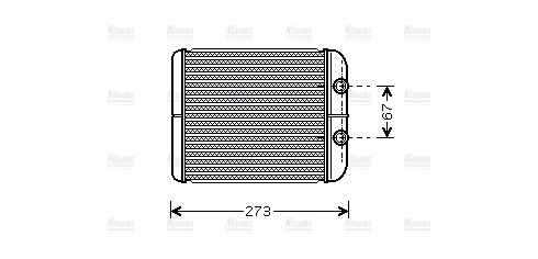 AVA Cabin Heater Core RT6343