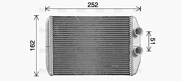 AVA Cabin Heater Core RT6661