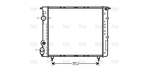 AVA Coolant Radiator RTA2053