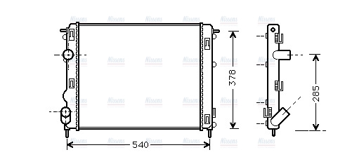 AVA Coolant Radiator RTA2269