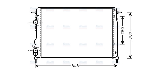 AVA Coolant Radiator RTA2312