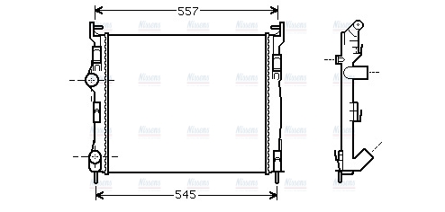 AVA Coolant Radiator RTA2326