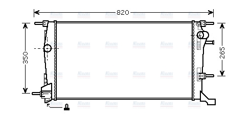 AVA Coolant Radiator RTA2445