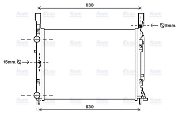 AVA Coolant Radiator RTA2469