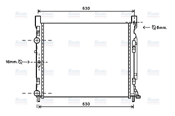 AVA Coolant Radiator RTA2470