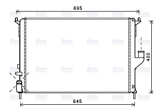 AVA Coolant Radiator RTA2477