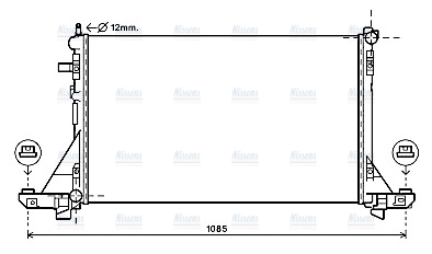 AVA Coolant Radiator RTA2560