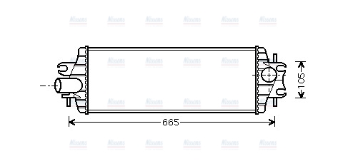 AVA Charge Air Intercooler RTA4358