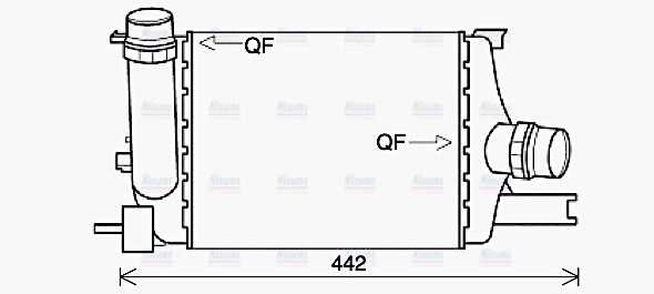 AVA Charge Air Intercooler RTA4602
