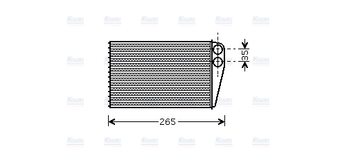 AVA Cabin Heater Core RTA6354