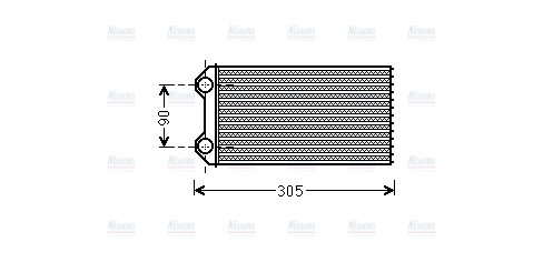 AVA Cabin Heater Core RTA6439