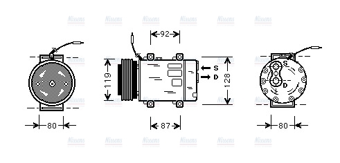 AVA Aircon Compressor RTAK283