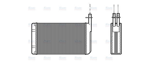 AVA Cabin Heater Core SB6040