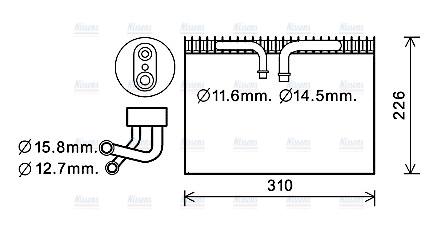 AVA Aircon Evaporator SBV075