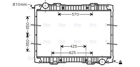 AVA Coolant Radiator SC2020