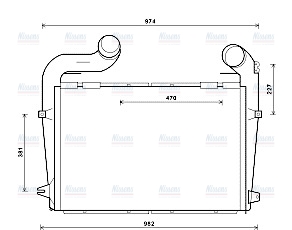 AVA Charge Air Intercooler SC4041