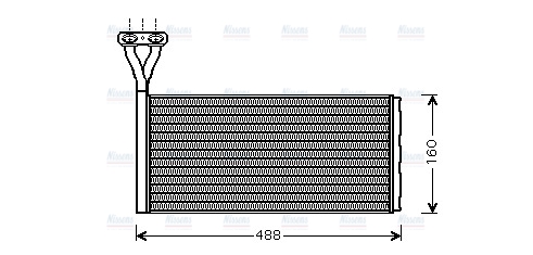 AVA Cabin Heater Core SC6015