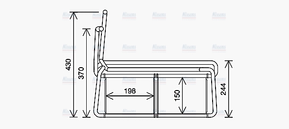 AVA Cabin Heater Core SC6048