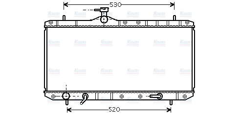 AVA Coolant Radiator SZ2063