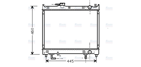 AVA Coolant Radiator SZ2071