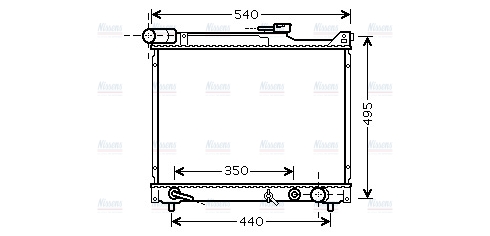 AVA Coolant Radiator SZ2077