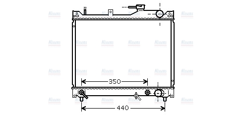 AVA Coolant Radiator SZ2101
