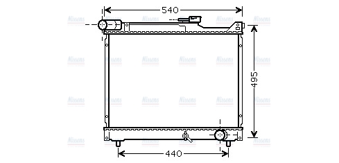 AVA Coolant Radiator SZ2106