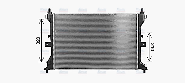 AVA Coolant Radiator SZ2166