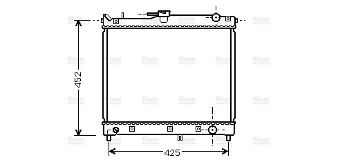 AVA Coolant Radiator SZA2055