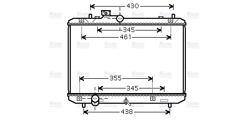 AVA Coolant Radiator SZA2083