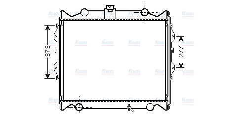 AVA Coolant Radiator TO2310