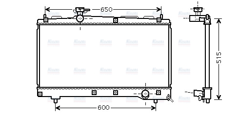 AVA Coolant Radiator TO2331