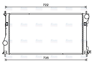 AVA Coolant Radiator TO2688