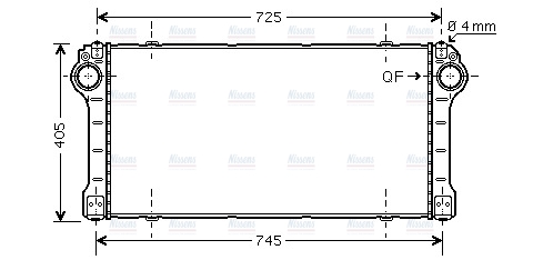AVA Charge Air Intercooler TO4565