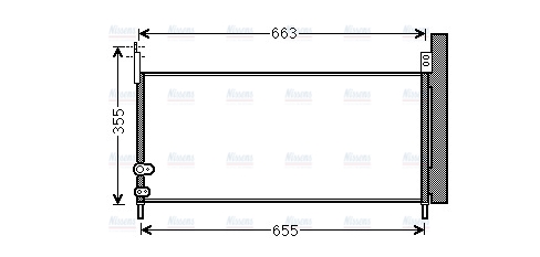 AVA Aircon Condenser TO5576D