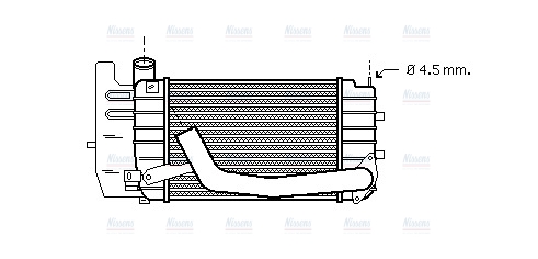 AVA Charge Air Intercooler TOA4361