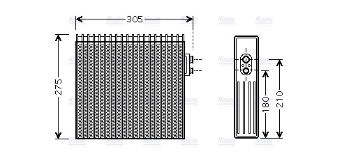 AVA Aircon Evaporator TOV421