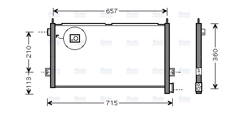 AVA Aircon Condenser VL5027