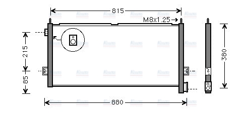 AVA Aircon Condenser VL5047