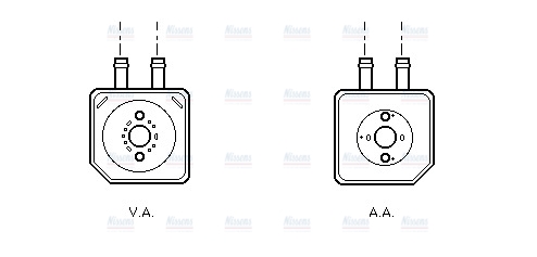 AVA Oil Cooler VN3086
