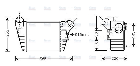 AVA Charge Air Intercooler VN4182