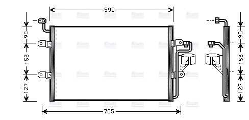 AVA Aircon Condenser VN5181