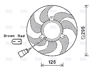 AVA Radiator Cooling Fan VN7535