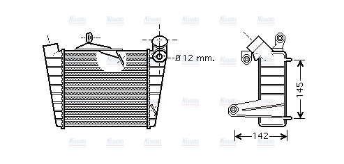 AVA Charge Air Intercooler VNA4213
