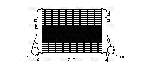 AVA Charge Air Intercooler VNA4227