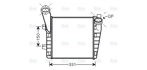 AVA Charge Air Intercooler VNA4234