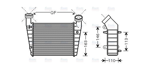 AVA Charge Air Intercooler VNA4238
